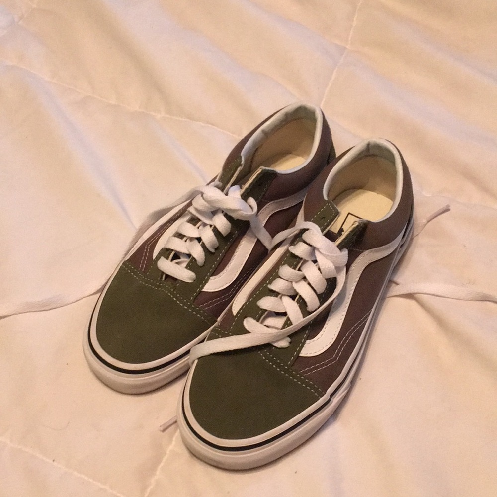 Vans sage green old skool sneakers